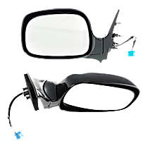 Driver and Passenger Side Mirrors, Power, Manual Folding, Non-Heated, Paintable, No Signal Light, No Memory, No Puddle Light, No Auto-Dimming, No Blind Spot Feature