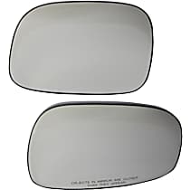 Driver and Passenger Side Mirror Glass, Heated, No Blind Spot Feature