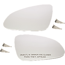 Driver and Passenger Side Mirror Glass, Non-Heated, No Blind Spot Feature