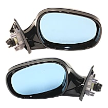 Driver and Passenger Side Mirrors, Power, Manual Folding, Heated, Paintable, Without Signal Light, Memory, Puddle Light, Auto-Dimming, and Blind Spot Feature, Wagon, For Models With Shadow Line