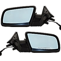 Driver and Passenger Side Mirrors, Power, Manual Folding, Heated, Paintable, Without Signal Light, Without memory, Without Puddle Light, Without Auto-Dimming, Without Blind Spot Feature