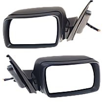 Driver and Passenger Side Mirrors, Power, Power Folding, Heated, Paintable, Without Signal Light, With memory, With Puddle Light, Without Auto-Dimming, Without Blind Spot Feature