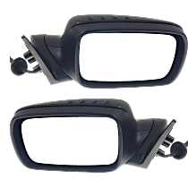 Driver and Passenger Side Mirrors, Power, Manual Folding, Heated, Paintable, Without Signal Light, With memory, Without Puddle Light, Without Auto-Dimming, Without Blind Spot Feature