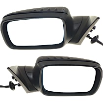 Driver and Passenger Side Mirrors, Power, Power Folding, Heated, Paintable, Without Signal Light, With memory, Without Puddle Light, Without Auto-Dimming, Without Blind Spot Feature