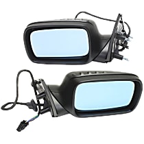 Driver and Passenger Side Mirrors, Power, Power Folding, Heated, Paintable, Without Signal Light, With memory, Without Puddle Light, Without Auto-Dimming, Without Blind Spot Feature