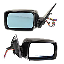 Driver and Passenger Side Mirrors, Power, Power Folding, Heated, Paintable, Without Signal Light, With memory, With Puddle Light, With Auto-Dimming, Without Blind Spot Feature