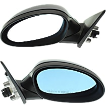 Driver and Passenger Side Mirror, Power, Manual Folding, Heated, Paintable, Without Signal Light, Without memory, Without Puddle Light, Without Auto-Dimming, Without Blind Spot Feature