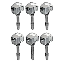 Ignition Coil, Set of 6, 3 Cyl 1.5L