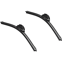 SET-BS15CA-A Front or Rear, Driver and Passenger Side Clear Advantage Series Wiper Blades, Frameless, 15 in. and 24 in. Length