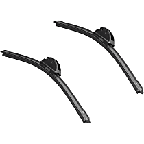 SET-BS18CA-A Front, Driver and Passenger Side Wiper Blades, Frameless