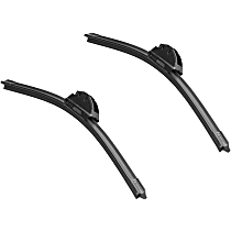 SET-BS18CA-B Front or Rear, Driver and Passenger Side Wiper Blades, Frameless