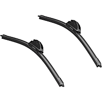 SET-BS18CA-C Front or Rear, Driver and Passenger Side Wiper Blades, Frameless