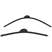 Front, Driver and Passenger Side Wiper Blade, Convertible, Frameless, Snow Driver Series