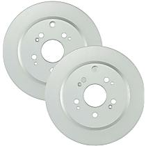 Rear Brake Disc, Plain Surface, Solid, 5 Lugs, 333.5 mm, Base, 3.7L 6Cyl, QuietCast Series