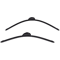 Front, Driver and Passenger Side Wiper Blade, Frameless