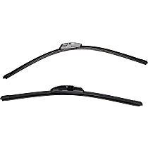 Front, Driver and Passenger Side Wiper Blade, Frameless, Evolution Series
