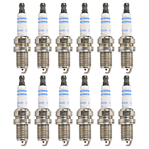 Spark Plug, Do Not Gap, Gap Is Preset; Original Equipment Is Nickel, Set of 12, 1.9L 4Cyl, Platinum Series - 