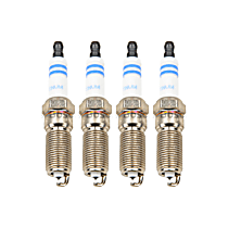 Spark Plug, Do Not Gap, Gap is Preset, Original Center Electrode Material is Iridium, Set of 4, 3.6L 6Cyl, Platinum Series - 