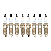 Spark Plug, Do Not Gap, Gap is Preset, Original Center Electrode Material is Iridium, Set of 8, 3.6L 6Cyl, Platinum Series - 