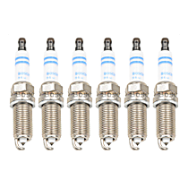 Spark Plug, Do Not Gap, Gap is Preset, With Dual s, Original Center Electrode Material is Iridium, Set of 6, 5.7L 8Cyl, Platinum Series - 