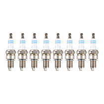 Spark Plug, Do Not Gap, Gap is Preset, Original Center Electrode Material is Copper/Nickel, Set of 8, 2.4L 4Cyl, Platinum Series - 