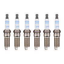 Spark Plug, FLEX, Do Not Gap, Gap is Preset; Original Equipment Is Platinum, Set of 6, 6 Cyl 3.5L, Platinum Series - 