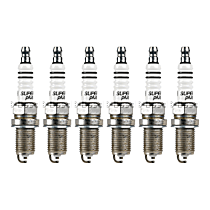 Spark Plug, Gap 0.044 in., Original Equipment Is Iridium, Set of 6, 6 Cyl 3.0L, Super Plus Spark Plug Series - 