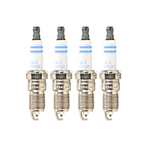Spark Plug, Original Equipment is Copper, Set of 4, 4 Cyl 1.6L, OE Fine Wire Double Platinum Spark Plug Series - 