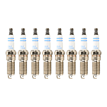 Spark Plug, Do Not Gap, Gap is Preset, Original Center Electrode Material is Iridium, Set of 8, 3.6L 6Cyl, OE Fine Wire Double Platinum Spark Plug Series - 
