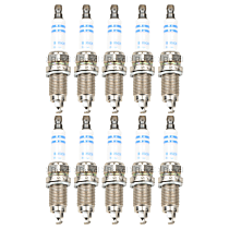 Spark Plug, Original Equipment is Copper, Set of 10, 3.5L 6Cyl, OE Fine Wire Double Platinum Spark Plug Series - 
