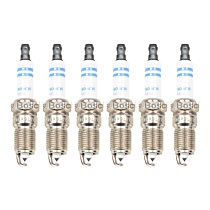 Spark Plug, Do Not Gap, Gap is Preset, Original Center Electrode and Ground Electrode Material is Platinum, Set of 6, 8.1L 8Cyl, OE Fine Wire Double Platinum Spark Plug Series - 