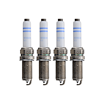 Spark Plug, Do Not Gap, Gap is Preset, Set of 4, 4 Cyl 2.0L, Double Platinum Series - 