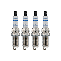 Spark Plug, Do Not Gap, Gap is Preset, To 11/2017, Original Center Electrode Material is Iridium and Ground Electrode Pin Material is Platinum, Set of 4, 3.5L 6Cyl, OE Fine Wire Iridium Spark Plug Series - 