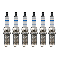 Spark Plug, Do Not Gap, Gap is Preset, To 11/2017, Original Center Electrode Material is Iridium and Ground Electrode Pin Material is Platinum, Set of 6, 3.5L 6Cyl, OE Fine Wire Iridium Spark Plug Series - 