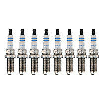 Spark Plug, Do Not Gap, Gap is Preset, To 11/2017, Original Center Electrode Material is Iridium and Ground Electrode Pin Material is Platinum, Set of 8, 3.5L 6Cyl, OE Fine Wire Iridium Spark Plug Series - 