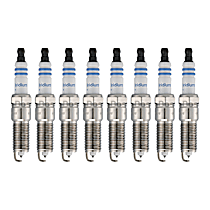 Spark Plug, Do Not Gap, Gap is Preset, Original Center Electrode Material is Iridium, Set of 8, 3.6L 6Cyl, OE Fine Wire Iridium Spark Plug Series - 