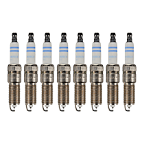 Spark Plug, Set of 8, 8 Cyl 6.2L, Double Iridium Series - 
