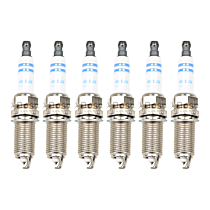 Spark Plug, Do Not Gap, Gap is Preset, With Dual s, Original Center Electrode Material is Iridium, Set of 6, 5.7L 8Cyl, OE Fine Wire Iridium Spark Plug Series - 