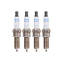 Spark Plug, Do Not Gap, Gap is Preset, Original Center Electrode Material is Iridium, Set of 4, 3.0L 6Cyl, Double Iridium Series - 