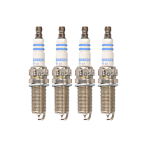 Spark Plug, Do Not Gap, Gap is Preset, Original Center Electrode Material is Iridium and Ground Electrode Pin Material is Platinum, Set of 4, 2.5L 4Cyl, Iridium Spark Plug Series - 
