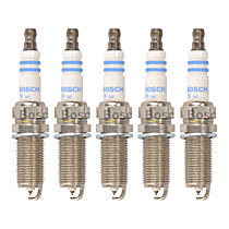 Spark Plug, Do Not Gap, Gap is Preset, Original Center Electrode Material is Iridium and Ground Electrode Pin Material is Platinum, Set of 5, 2.5L 4Cyl, Iridium Spark Plug Series - 