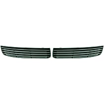 Fog Light Cover - Front, Driver and Passenger Side, Dark Gray