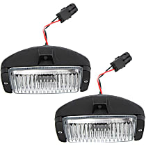 Front, Driver and Passenger Side Fog Lights, With bulb(s), Halogen, Without mounting bracket