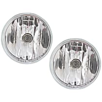 Front, Driver and Passenger Side Halogen Fog Light, With bulb(s), CAPA Certified
