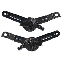 Driver and Passenger Side Hood Hinges, Spring Type