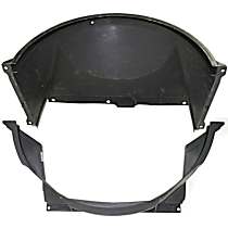 Fits Radiator Fan Upper and Lower, 6 Cyl 4.3L, Old Body Style