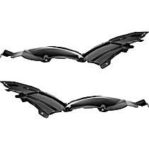 Front, Driver and Passenger Side, Front Section, Fender Liner