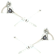Front, Driver and Passenger Side Manual Window Regulator, Hand-Crank Type, 2-Door, Cab & Chassis - Conventional