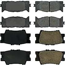 SET-CE102.12120-C Front and Rear C-Tek Series Semi-metallic Brake Pad Set