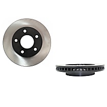 Front Brake Disc, Plain Surface, Vented, 5 Lugs, 260.35 mm, FWD, Premium Series